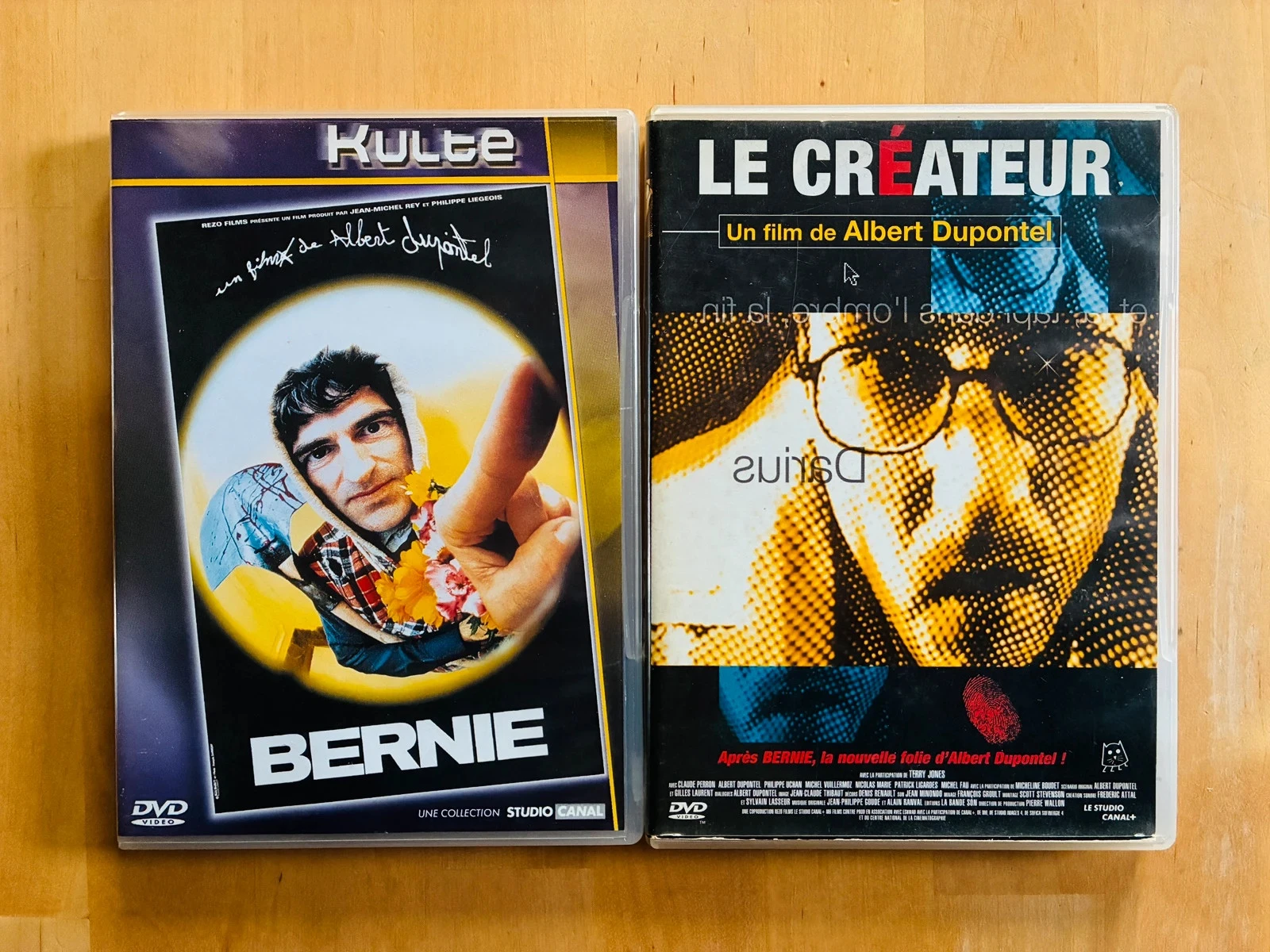 Lot 2 DVD cultes Albert Dupontel: Bernie et Le Créateur.